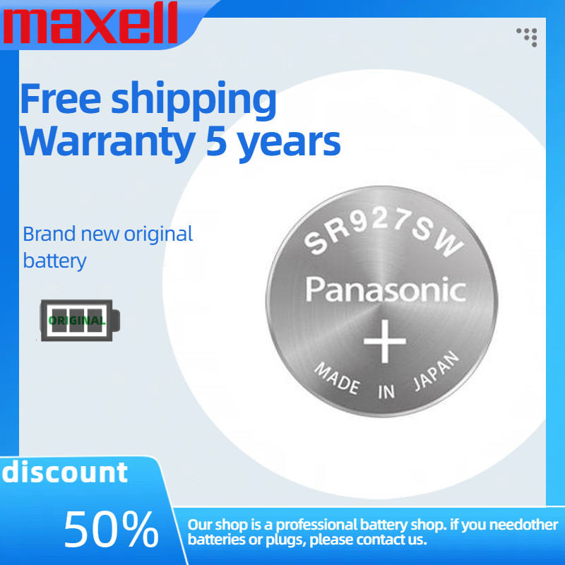 Panasonic SR927SW 395 LR927 แบตเตอรี่ซิลเวอร์ออกไซด์สําหรับอุปกรณ์เสริมนาฬิกาควอทซ์