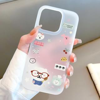 White Bear เคสมือถือ for Samsung A34 A53 A54 A55 S25 ULTRA A07 A36 A56 A17 A05S A16 A06 A15 A35 A26 S26 S24 FE แบบนุ่ม