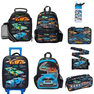 ออสเตรเลีย Black Speed Racing กระเป๋านักเรียนเด็กประถมกระเป๋…