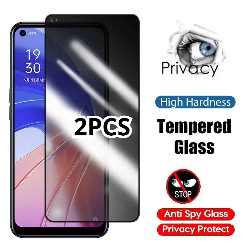 1-2 ชิ้นฟิล์มกระจกนิรภัยสําหรับ vivo V19 V17 V15 V11i V11 Pro Neo รัสเซีย Anti Spy ความเป็นส่วนตัวขอ