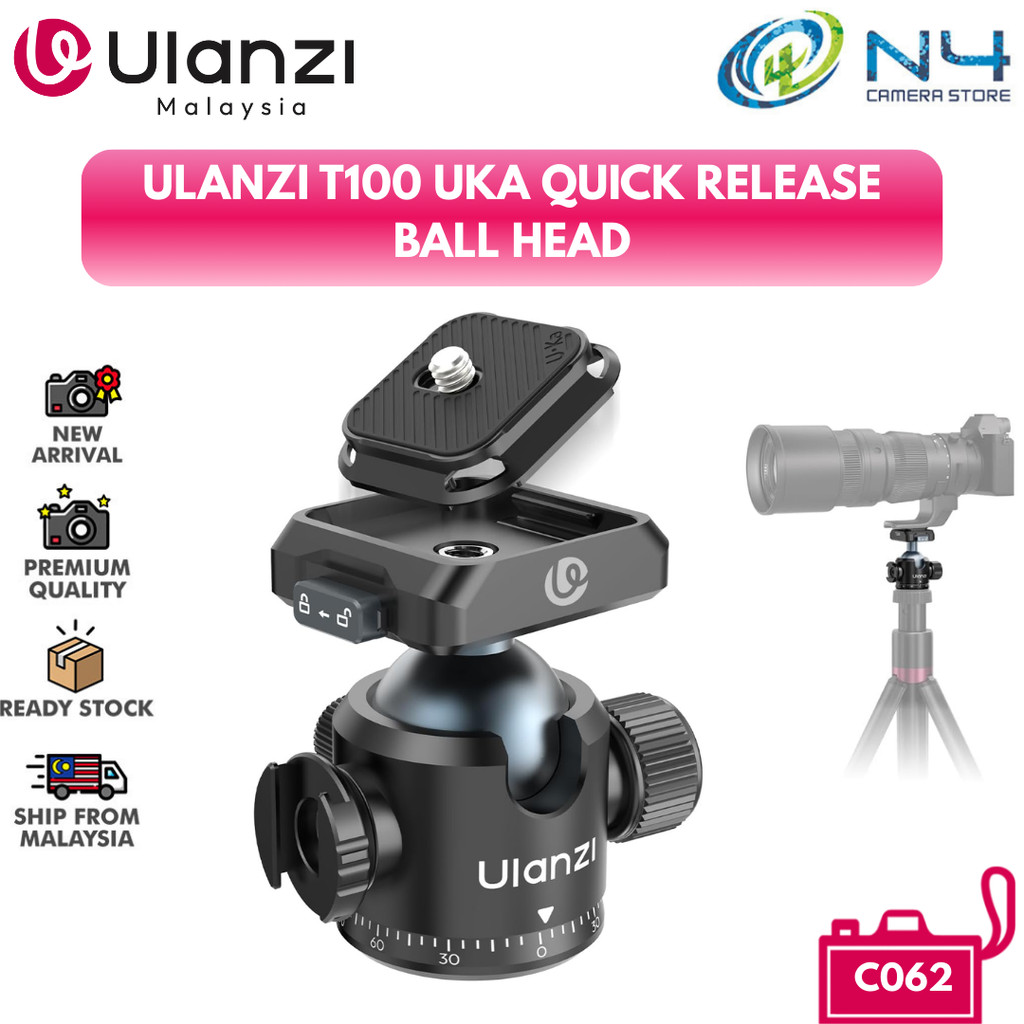ULANZI T100 UKA QUICK RELEASE BALL HEAD - C062