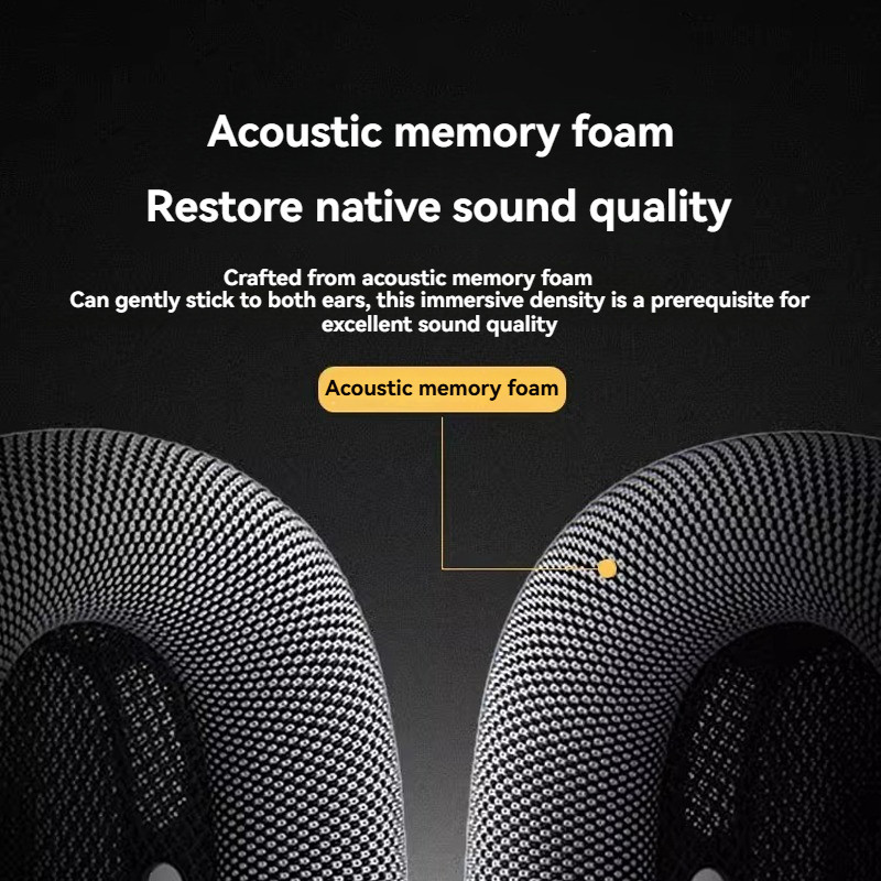 สำหรับ Apple Airpodsmax Earpads Earmuff หูฟังผ้าทอแผ่นรองหูผ้าตาข่ายระบายอากาศสีเงินแม่เหล็กดูดเปลี่ยนหัวป้องกันกรณีหมวก - รูปที่ 4