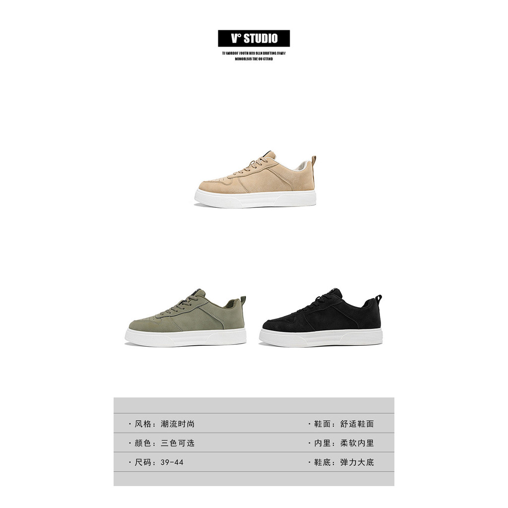 พิเศษ 2025 รองเท้าผ้าใบขนาดใหญ่รองเท้าผู้ชายหนัง Four Seasons แฟชั่น All-Match Soft Sole รองเท้าผ้าใบลําลอง - รูปที่ 3