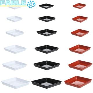 FARL 1ชิ้นถาดหยดพลาสติกทนทานสี่เหลี่ยมถาดพลาสติกจานรอง
