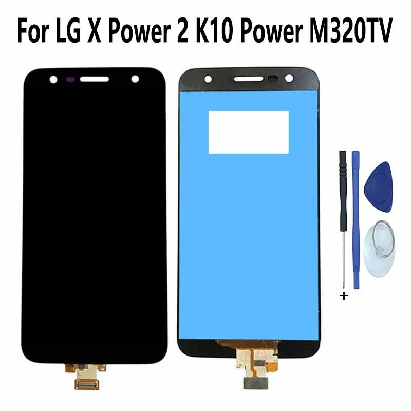 สําหรับ LG X Power 2 3 M320 M320F M320N M320TV X500 X510WM จอแสดงผล LCD Touch Screen Digitizer Assem