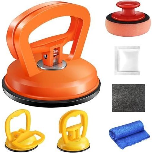 Dent Puller,รถDent Puller 3 Pack Dent Removerเครื่องมือDent Removal Kitสําหรับรถดูดถ้วยDent Pullerแล