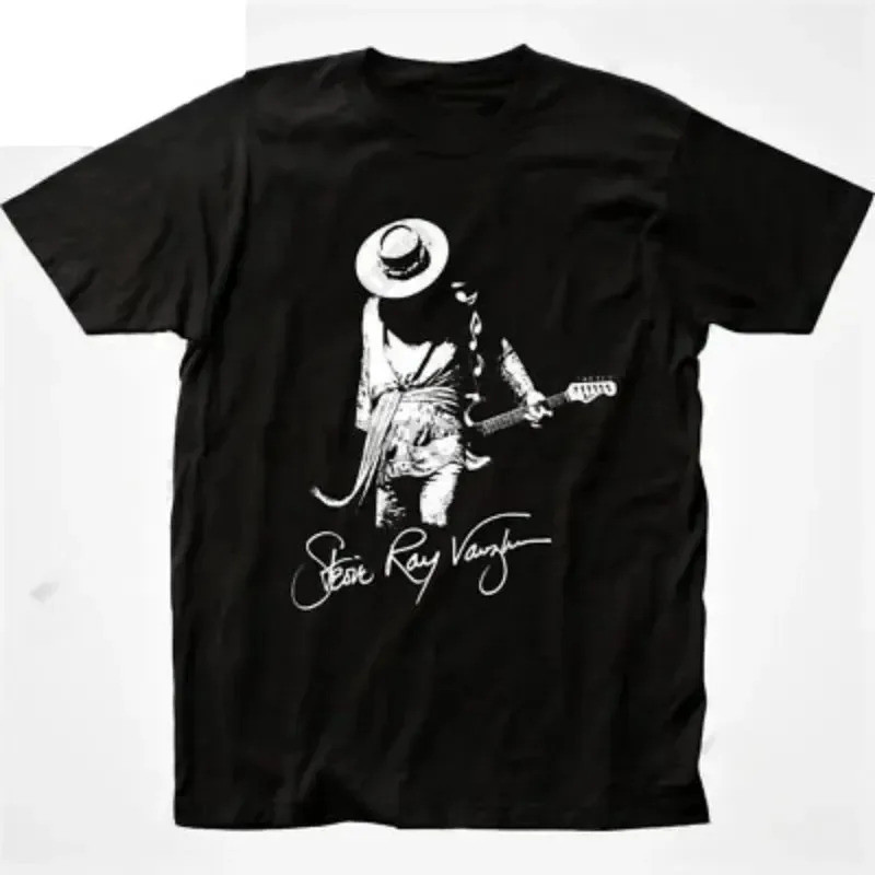 2026时尚 2026Man ผู้หญิง Tee Stevie Ray Vaughan กีตาร์ Blues Rock Legend SRV Unisex O-คอแฟชั่นกราฟิก T