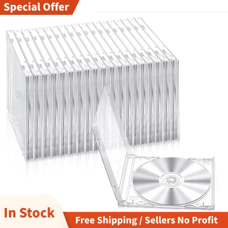 CD กล่องบรรจุภัณฑ์ CD Case DVD Cover Protection Replacement DVD Case Standard CD DVD Cover