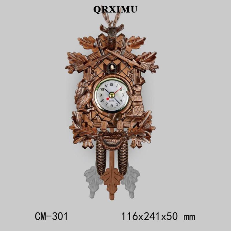 Sharprepublic สไตล์นาฬิกาแขวนนาฬิกาไม้วินเทจตกแต่งบ้านของขวัญที่ยอดเยี่ยม A - รูปที่ 6