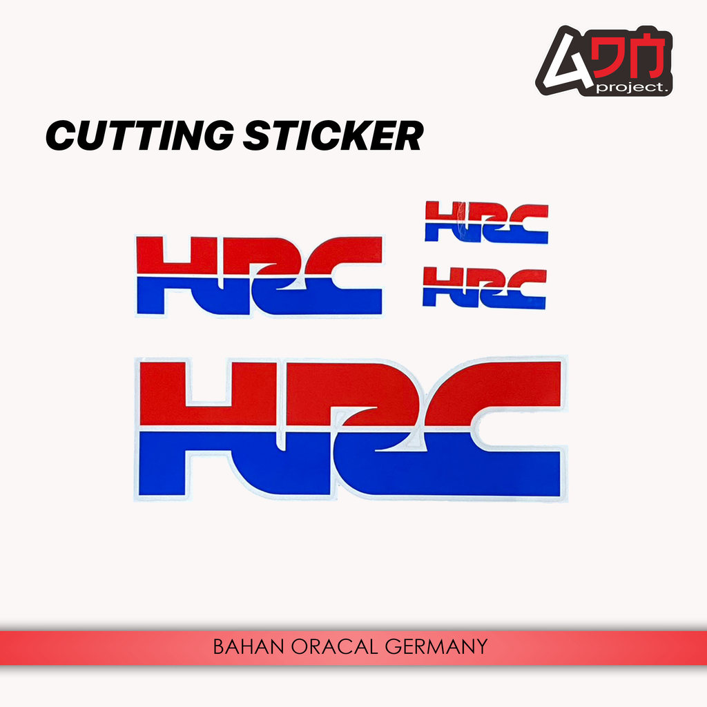 สติ๊กเกอร์ HRC Honda Racing Corporate - ตัด