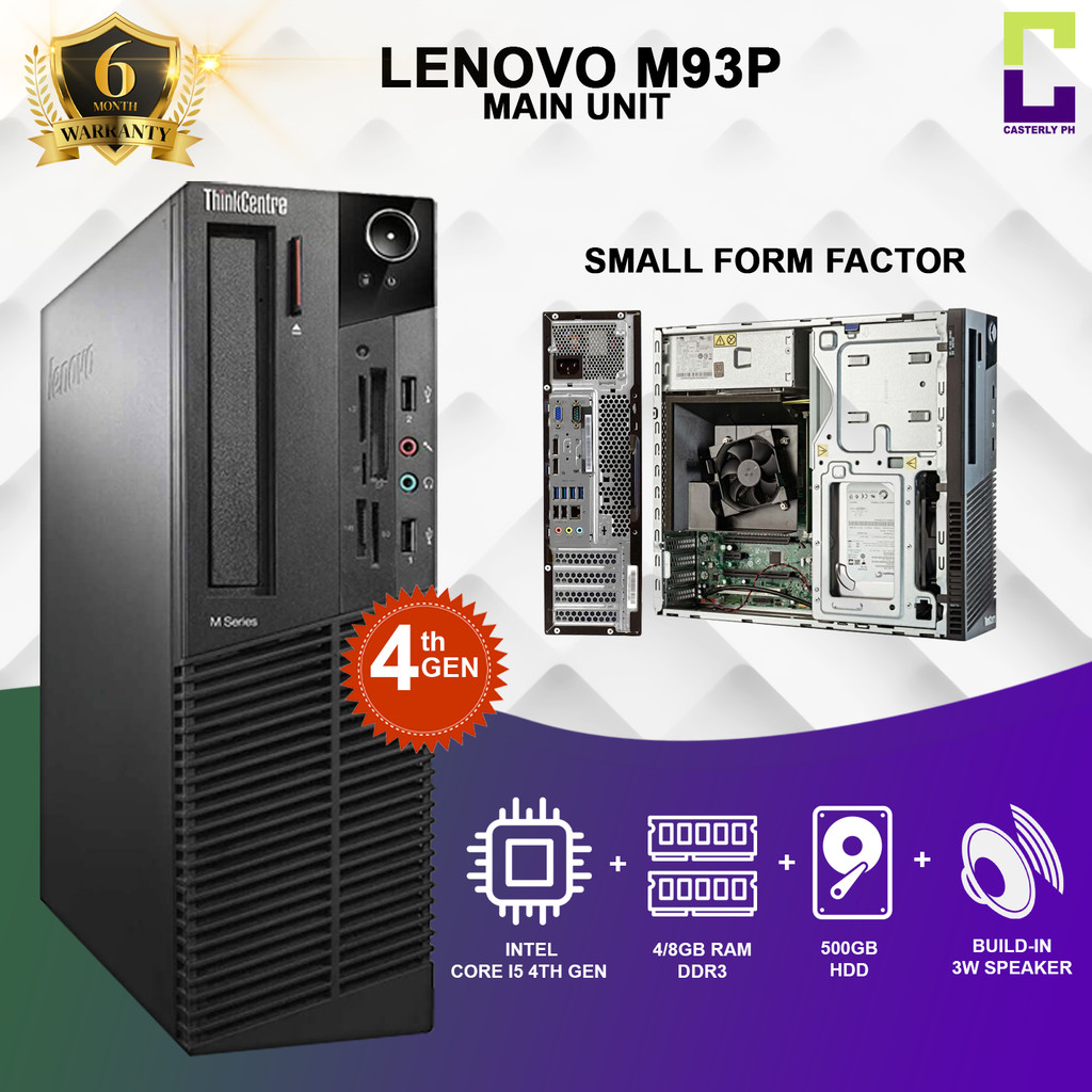 Cpu Lenovo Acer Veriton M93P | SFF | Intel i5 3rd i3 4th Gen | 8gb ram | 240gb ssd | WIN10+Office