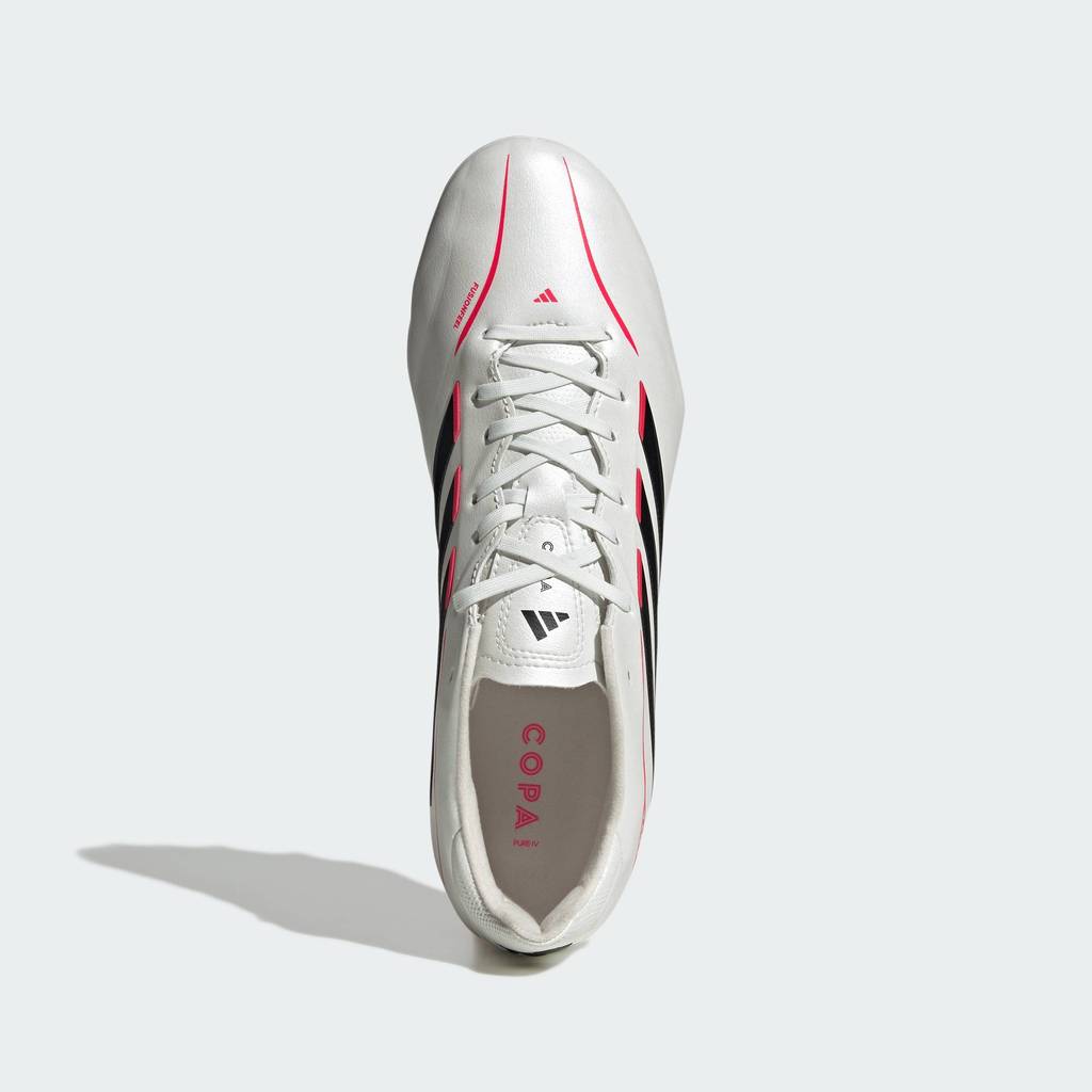 adidas ฟุตบอล รองเท้าฟุตบอล COPA PURE IV LEAGUE Firm Ground Unisex สีขาว JQ0484 ราคา ถูกที่สุด ดีลบีเคเค แกลเลอรีภาพที่ 3