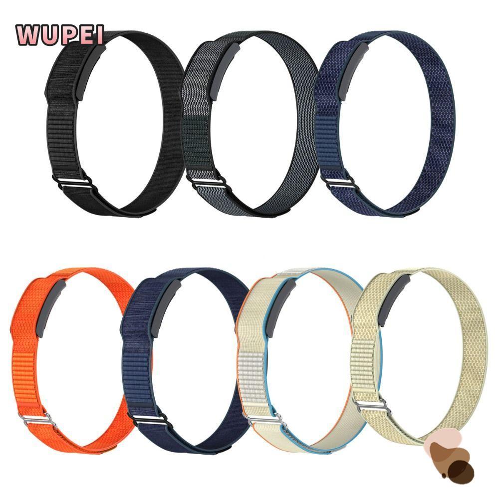 WUPEI Fitness Tracker Arm Band, ไนลอนแบบปรับได้กีฬา Band Bicep Band, Loop Design Breathable สายรัดสํ