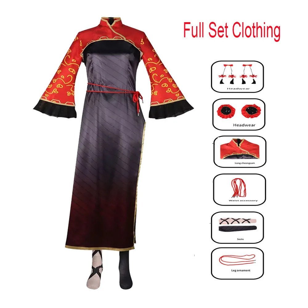 ชุดคอสเพลย์และวิกผมสีแดงจากบริษัทลิ้มบัสเจีย ซีชุน เหมาะสำหรับฮาโลวีนและงานเทศกาล - รูปที่ 6