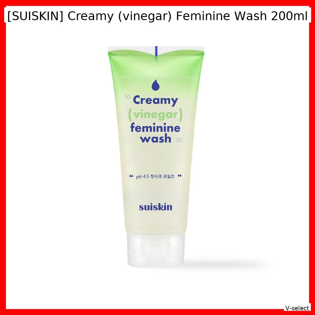 [SUISKIN] Creamy (vinegar) Feminine Wash 200ml / Korean Feminine Wash / Gentle Cleansing by V-select