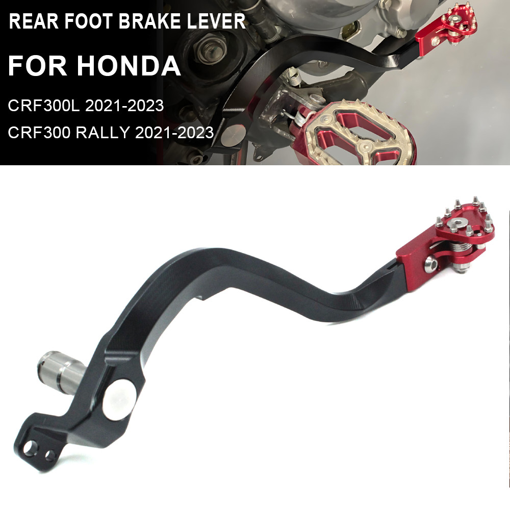 สําหรับHonda CRF300L CRF300LR CRF 300L Rally 2021 2022 2023 2024 รถจักรยานยนต์CNCด้านหลังเบรคคันโยกเ