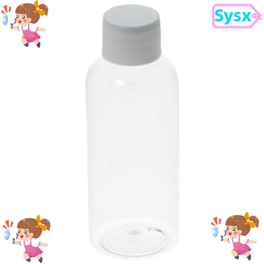 SYSX 10 ชิ้น Ginger Shot ขวด Freezable 60ml สําหรับของเหลวพร้อมหมวกภาชนะพลาสติก