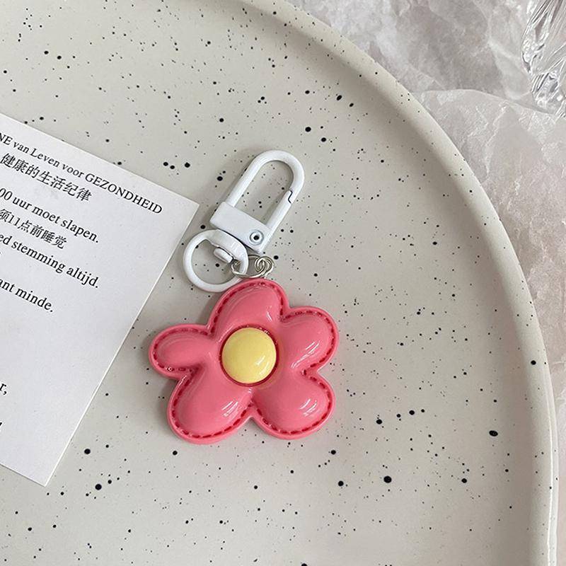 Bbth จี้พวงกุญแจ รูปดอกไม้น่ารัก สีแคนดี้ สําหรับตกแต่งกระเป๋า หูฟัง DIY - รูปที่ 4
