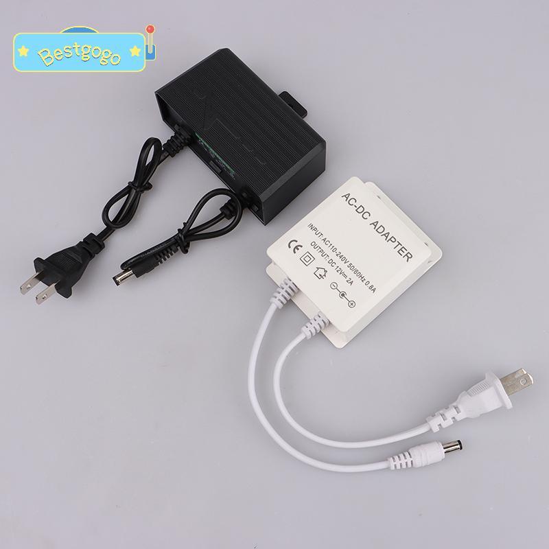 [Bestgogo-t] AC/ 12V 2A 2000ma กล้องวงจรปิดแหล่งจ่ายไฟ adaptor กันน้ํากลางแจ้ง EU US Plug Adapter Charger สําหรับกล้องวงจรปิดกล้องวิดีโอ