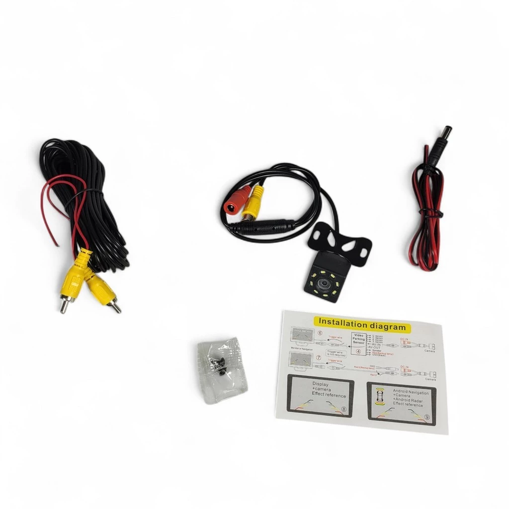 กล้องมองหลังติดรถยนต์ 8 LED Nightvision อเนกประสงค์ thumbnail 8