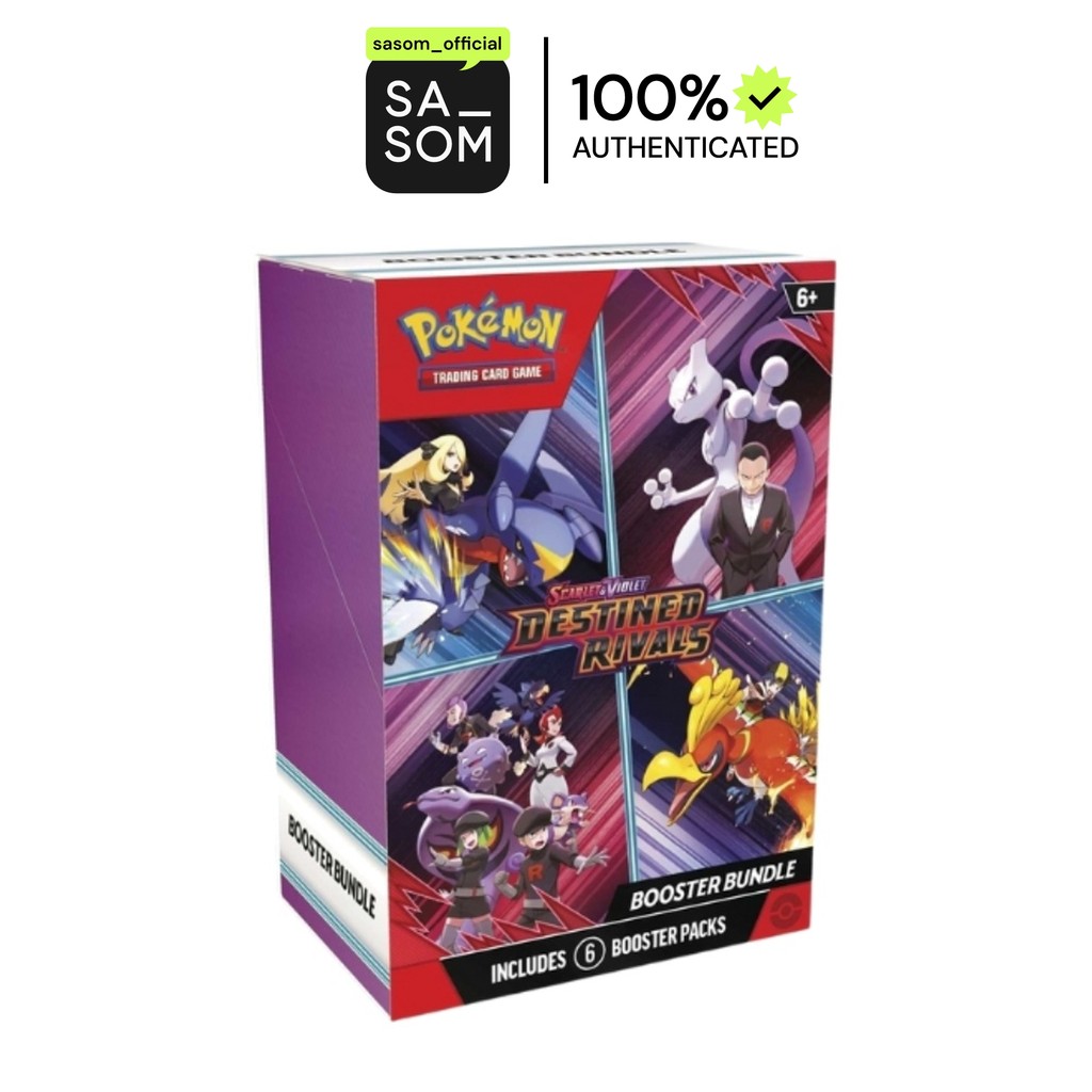 Pokemon [DRI] Scarlet & Violet "Destined Rivals" Booster Bundle (EN) | ของแท้ ตรวจสอบโดย SASOM