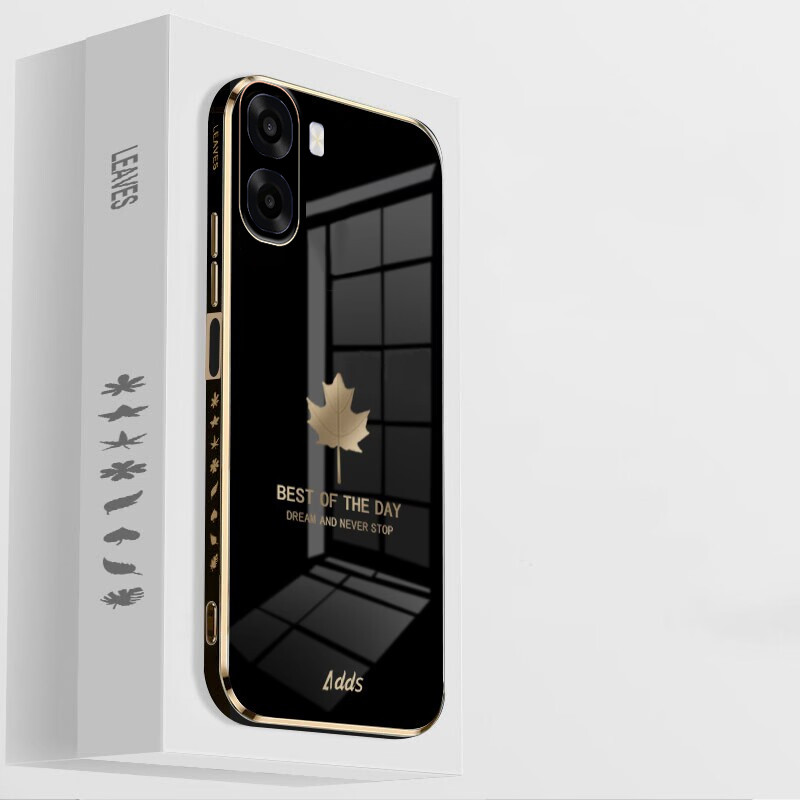 เคสโทรศัพท์สําหรับ OPPO A6T / A6T Pro ฝาหลัง Soft Shining Maple ใบออกแบบสําหรับ OPPO A6T / A6T Pro ฝ