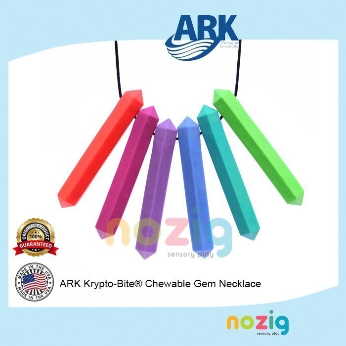 ARK Krypto-Bite สร้อยคออัญมณีเคี้ยว ADHD Speech Delay Oral Therapy ออทิสติกต้องเคี้ยว