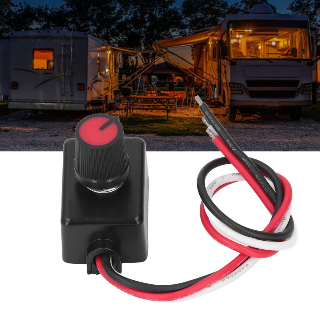 สวิตช์หมุน PWM Dimming 12-24V มัลติฟังก์ชั่นทนความร้อนหรี่สำหรับ Grow Lamp