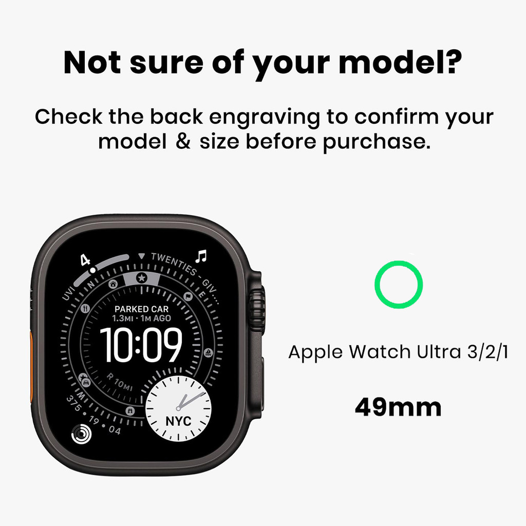 สายรัดบูรณาการที่ทนทานพร้อมเคสสําหรับ Apple Watch Ultra รูปที่ 2