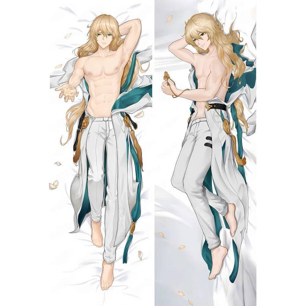 Honkai Star Rail Luocha Dakimakura Long Hing Body Case อะนิเมะหมอนเบาะ