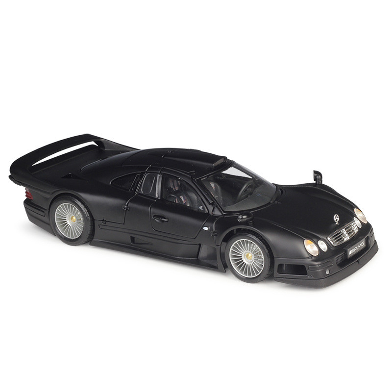 1: 18 Mercedes-Benz CLK-GTR Street รถรุ่นจําลองรถรุ่นของเล่นของขวัญเครื่องประดับ