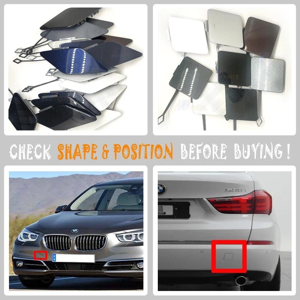 ฝาครอบ TOW สําหรับ 14-17 BMW GT 5 Series F07 LCI GT5 Gran Turismo 520d 530d 535d 535i 550i FRONT & R