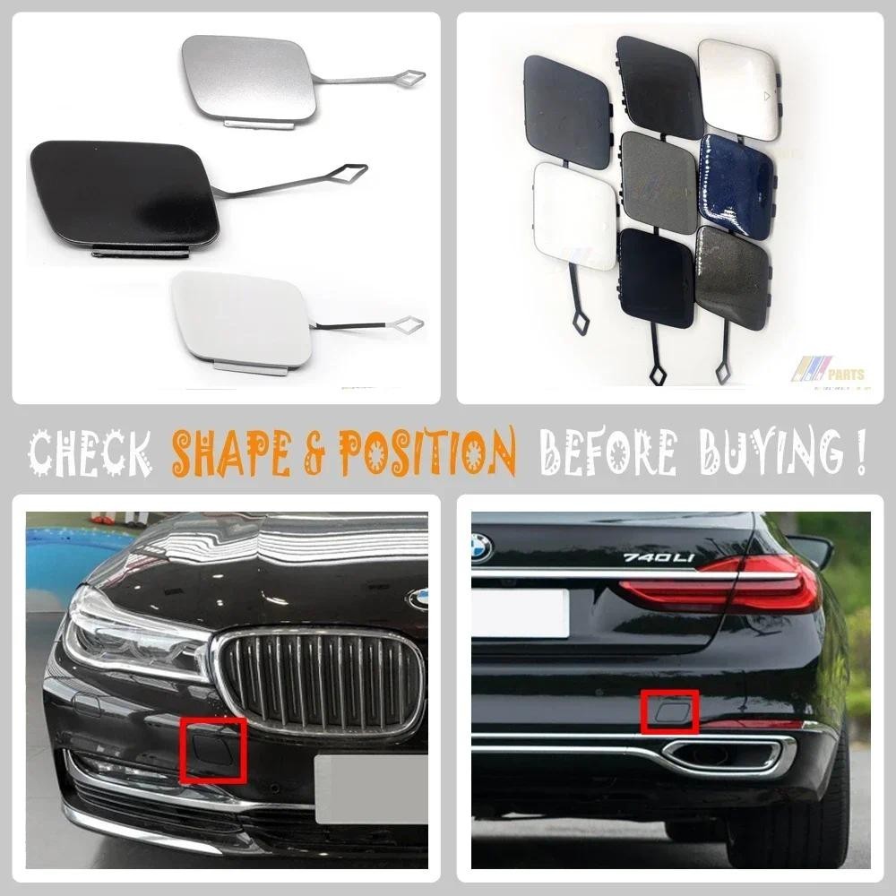 TOW COVER สําหรับ 16-18 BMW 7 Series G11 G12 730 740 750 760 730i 740i 750i 760i B7 7L FRONT & REAR