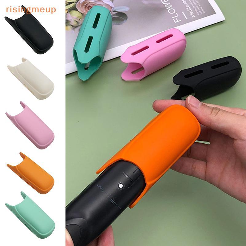 [risingmeup] ฝาครอบซิลิโคนทนความร้อนเหล็กดัดผมที่หนีบผมตรง Burn Protection Universal Fit Non-Slip ทนทาน Travel Safe Storage ใหม่ – โปรปัง