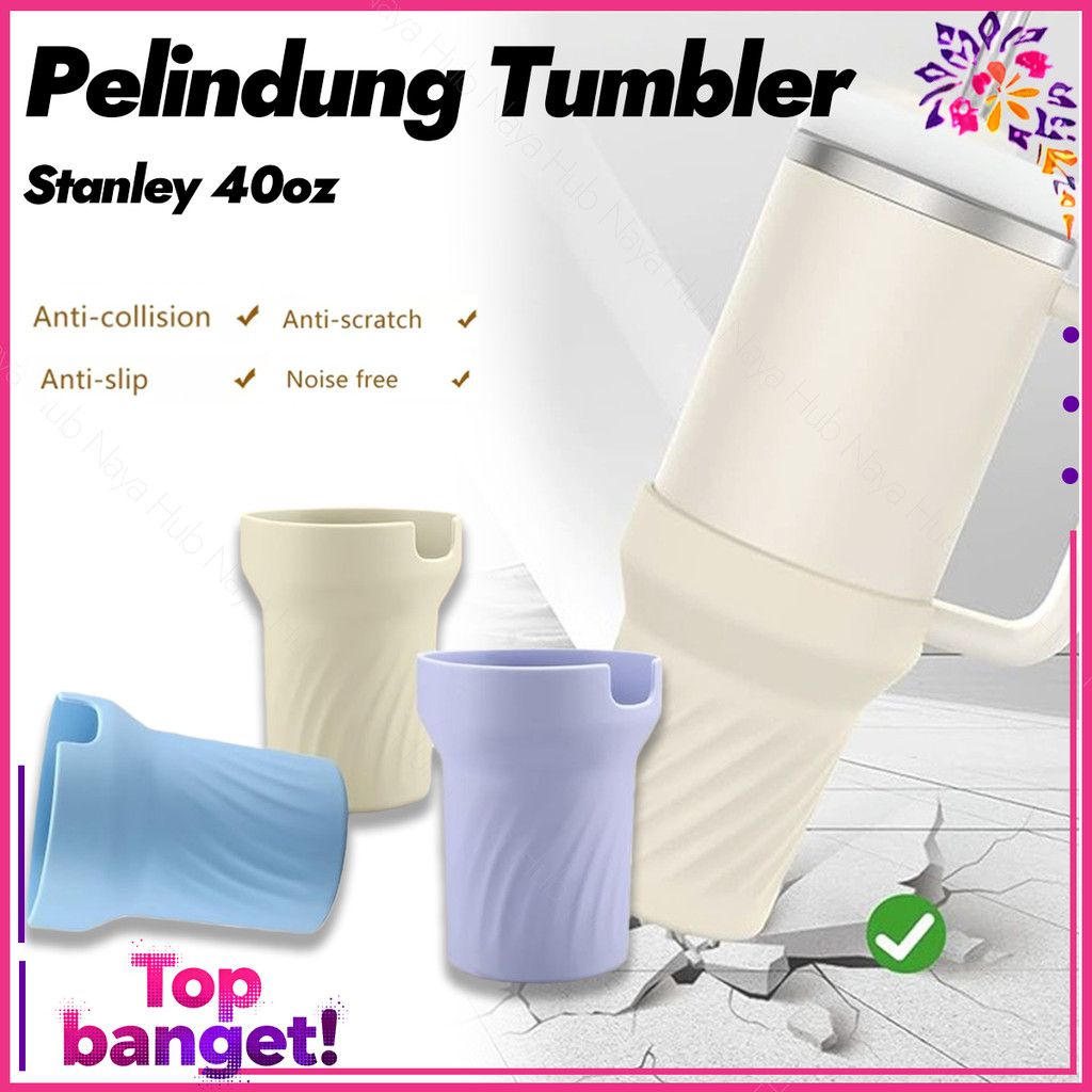 Stanley 40oz Silicone Tumbler Protector, Anti-Scratch, ทนทาน, Ready for All Stanley 40Oz Tumbler