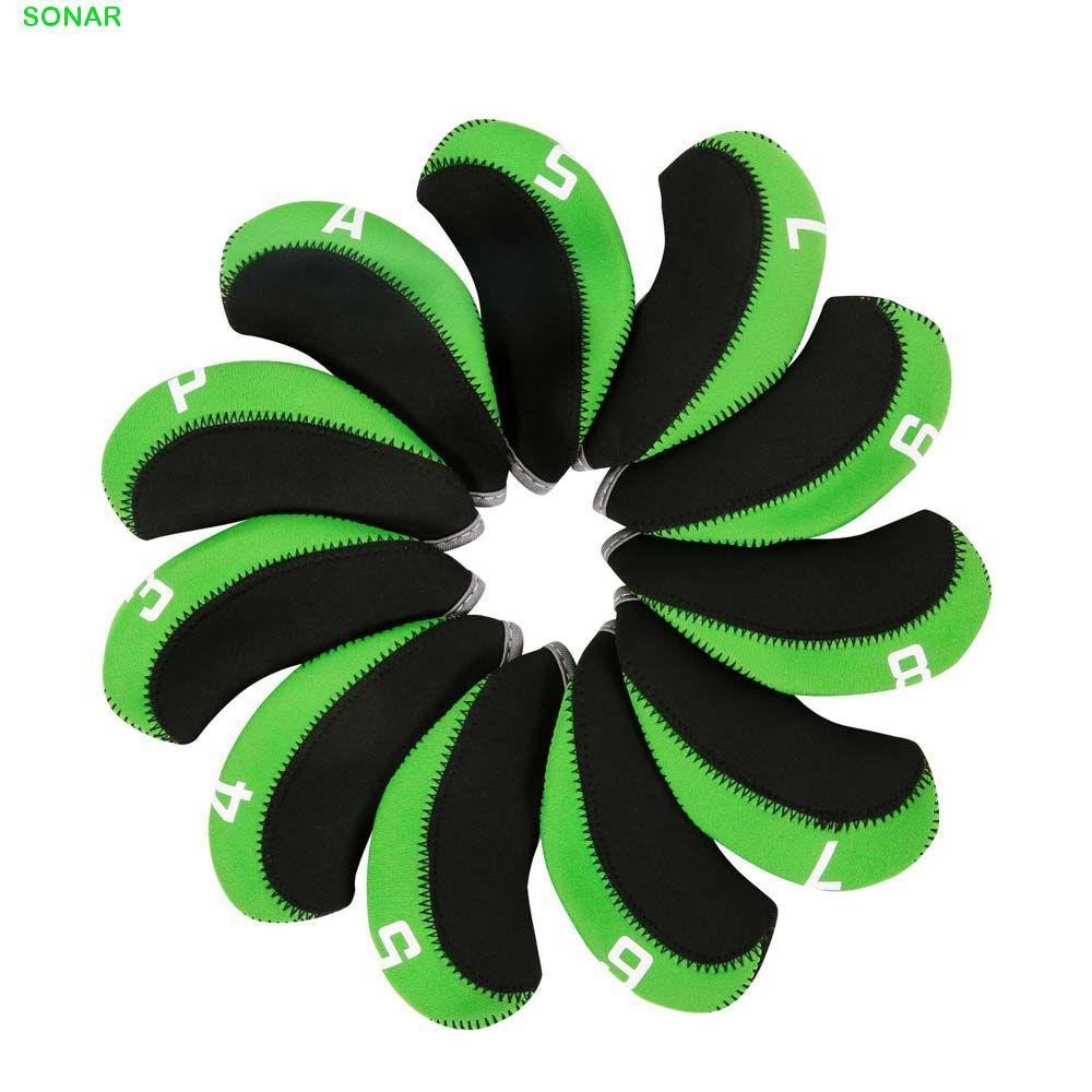 SONAR Golf Iron Headcover 4-9,P,S,A,L Golf Putter Protector Case Golf Iron Covers Set Golf Putter Ac