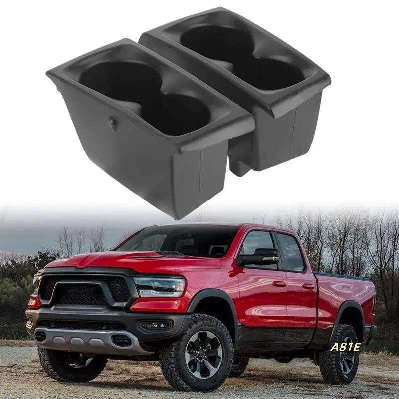 ที่วางแก้วแทรกสําหรับ Dodge Ram 1500 2019-2025 ที่วางแก้วประตูเปลี่ยน 5YK46TX7AC 5YK47TX7AC 1 คู่