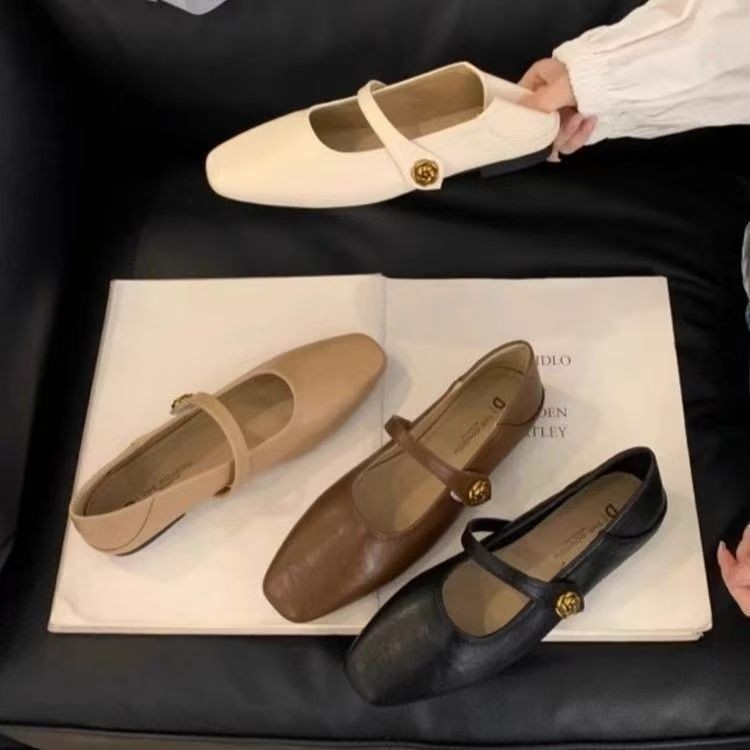 mary jane shoes marry jane shoes [One Shoes Two Wear] French Shallow Mouth Mary Jane Womens Shoes 20