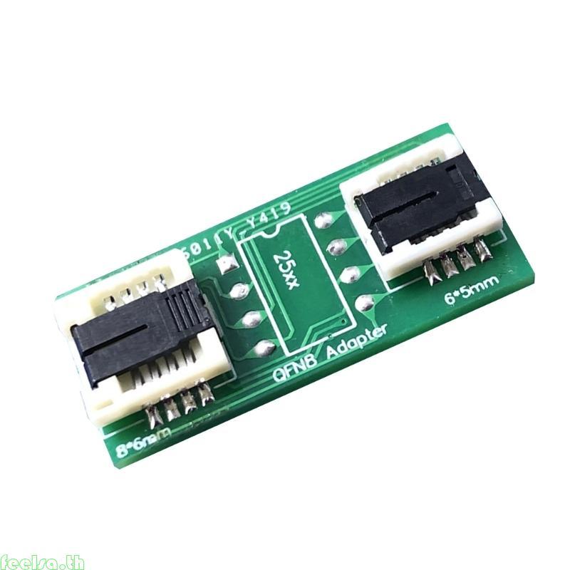 Feela Universal QFN8 WSON8 MLF8 MLP8 DFN8 ถึง DIP8 ซ็อกเก็ตอะแดปเตอร์สําหรับ 6x5 มม.8x6 มม.ชิป