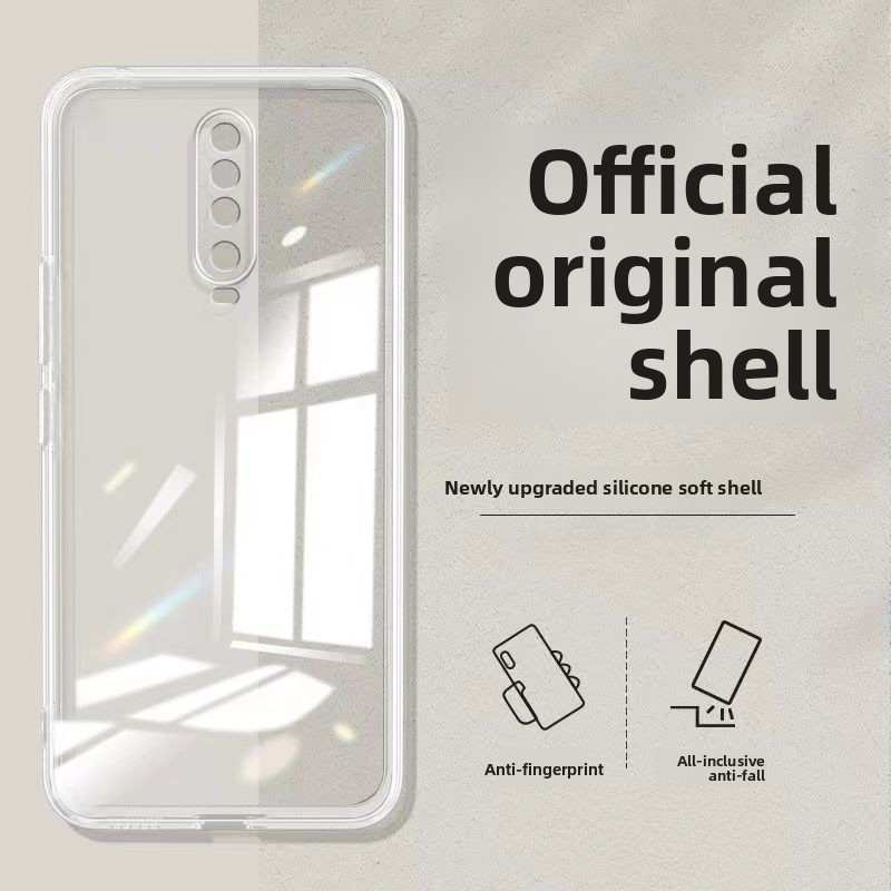Redmi K30 กรณี Xiaomi K30 Pro โปร่งใส Soft Case K30i Full-Coverage Ultra-Thin ซิลิโคนกันกระแทกป้องกั