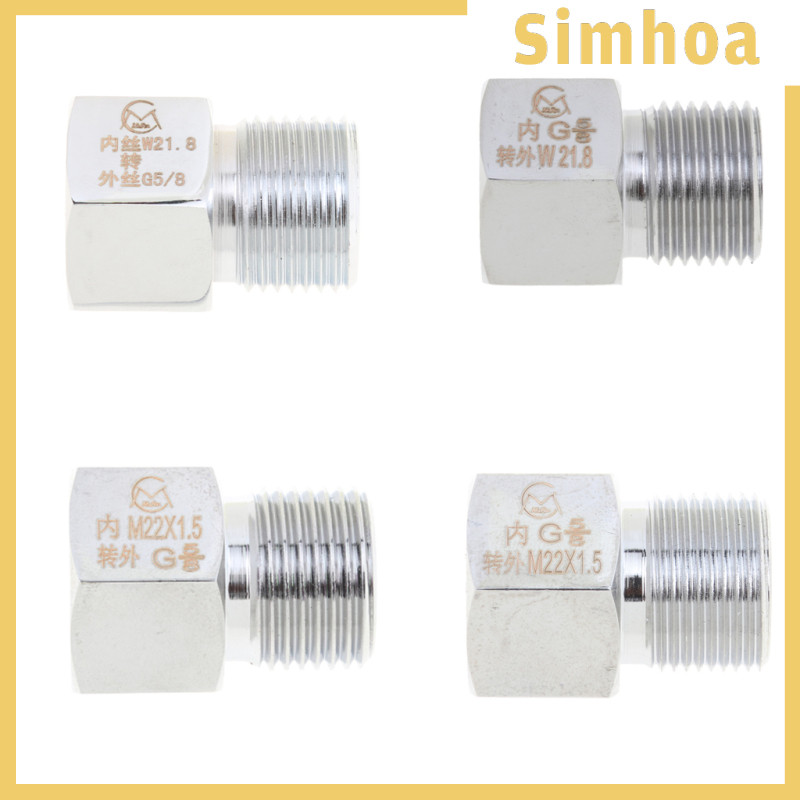 [SIMHOA] Aquarium CO2 ถังอะแดปเตอร์แปลง Bolt Nut สําหรับตัวควบคุม Co2, W21.8 ถึง G5/8 ,G5/8 ถึง W21.