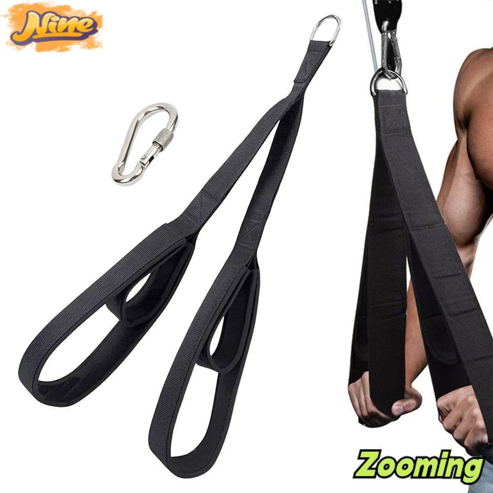 ZOOMING Pulldown Rope, Gym Multi-functional Leg Raise Strap, อุปกรณ์ออกกําลังกายอเนกประสงค์ Tricep S