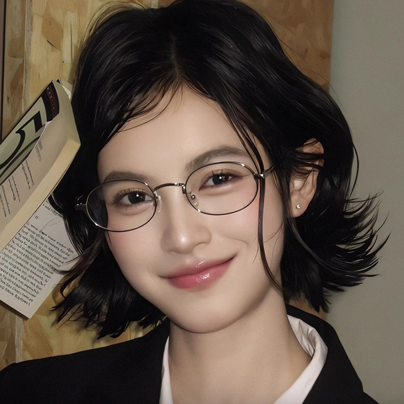 โรสไลฟ์ ย้อนยุคโลหะรูปไข่กรอบแว่นตาสําหรับสาวเด็กวิทยาเขตแว่นตากลางแจ้งแฟชั่นแว่นตาเครื่องประดับ ราคา ถูกที่สุด ดีลบีเคเค แกลเลอรีภาพที่ 6
