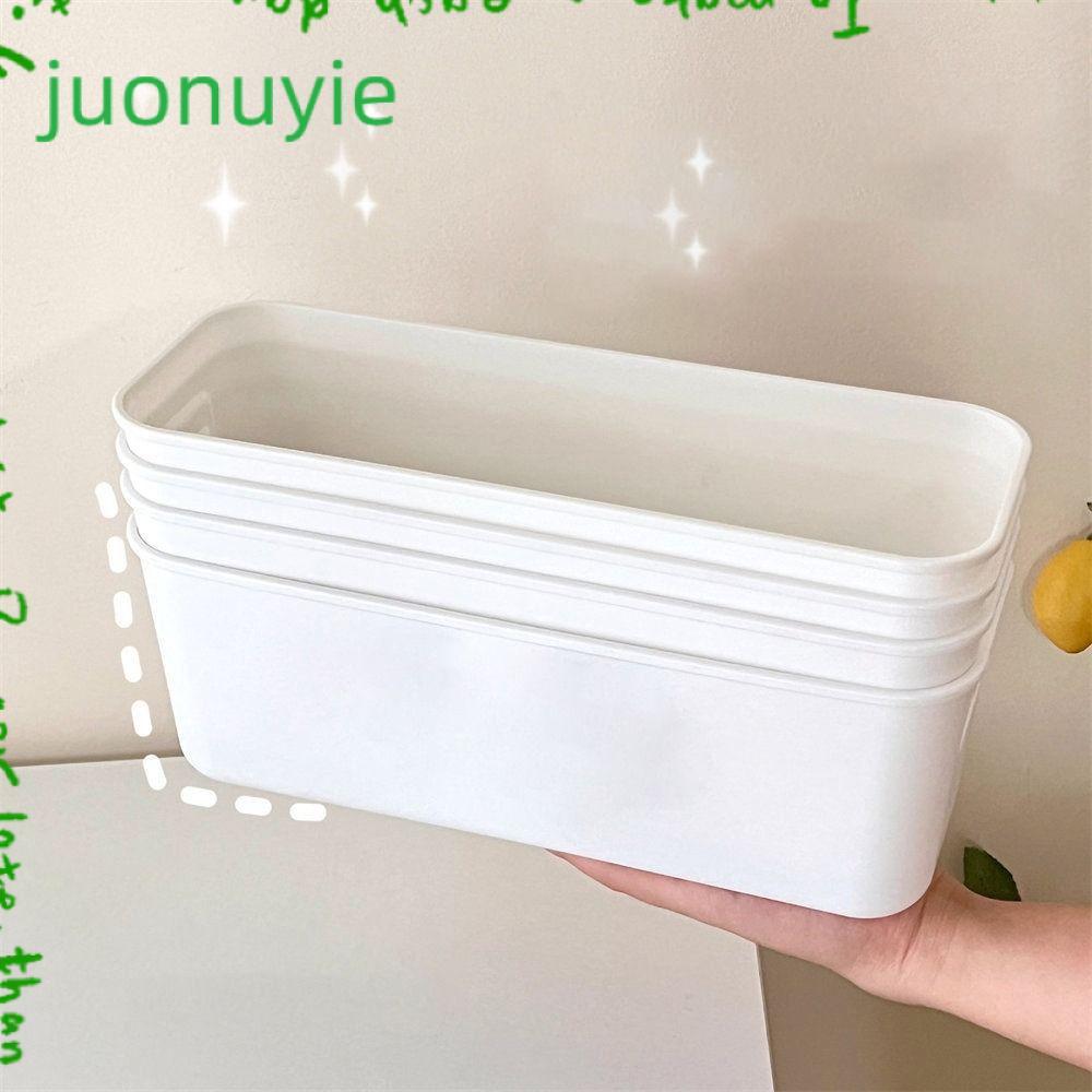 JUONUYIE กล่องเก็บของตั้งโต๊ะ, ผลไม้เครื่องสําอาง Sundries Coverless Kitchen Organizer Bin, ลิ้นชักเก็บของความจุขนาดใหญ่วางซ้อนกันได้