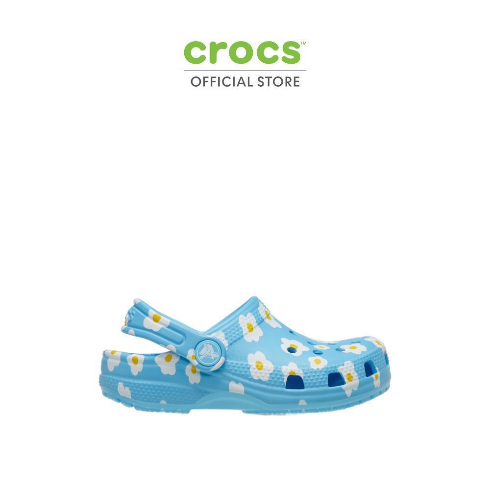 CROCS รองเท้าลำลองเด็ก CLASSIC DAISY CLOG - TINTED GLASS รุ่น 211264-4WD - Blue