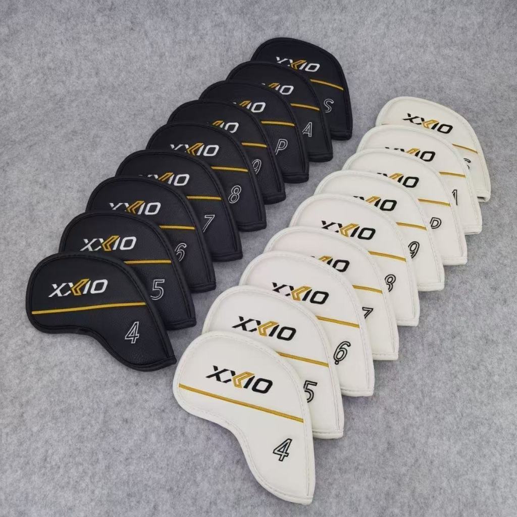 XX1O Golf Irons Cover Simple Fashion Number Irons Wedges Club Protector Headcover Golf Headcover - รูปที่ 6