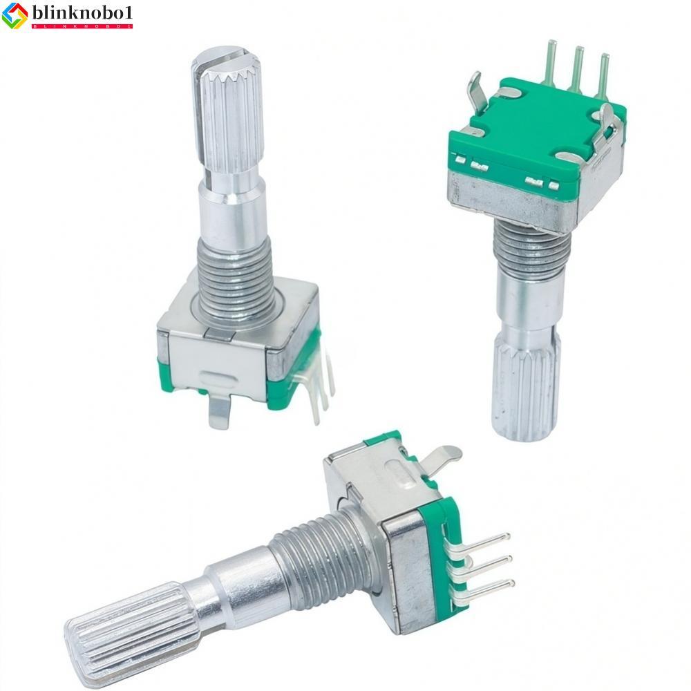 EC11 Encoder 360 องศา Rotary Pulse Digital Potentiometer 20 ตําแหน่ง 25 มม.