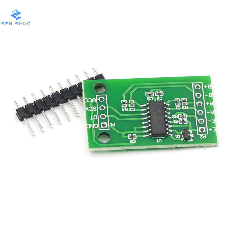 โมดูล HX711/เซ็นเซอร์นําทางเฉพาะ 24 บิตเซ็นเซอร์ความดันโมดูล AD ความแม่นยํา