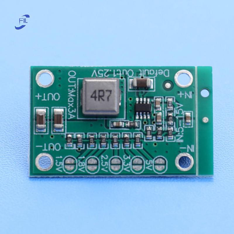 FIL DC แรงดันไฟฟ้า Step Down โมดูล 5-16V ถึง 1.25V 1.5V 1.8V 2.5V 3.3V 5V 3A OP