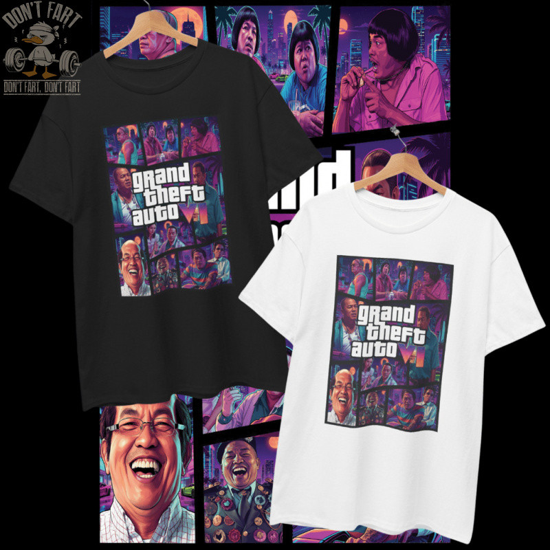 เสื้อยืด GTA 6 น้าค่อม (Cotton 100%) T-SHIRT